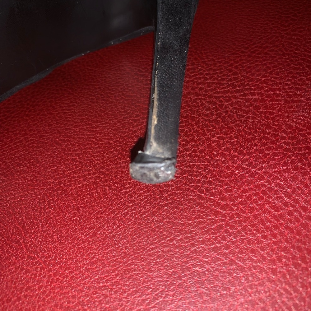 High Heel Over The Knee Suede Black Boots - Picture 3 of 6